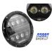 Jeep Wrangler priekiniai LED žibintai